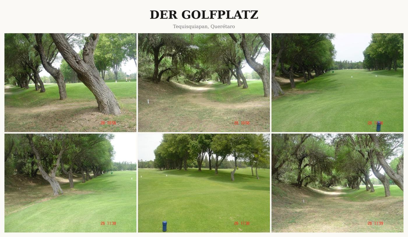 Fotocollage Golfplatz Tequisquiapan